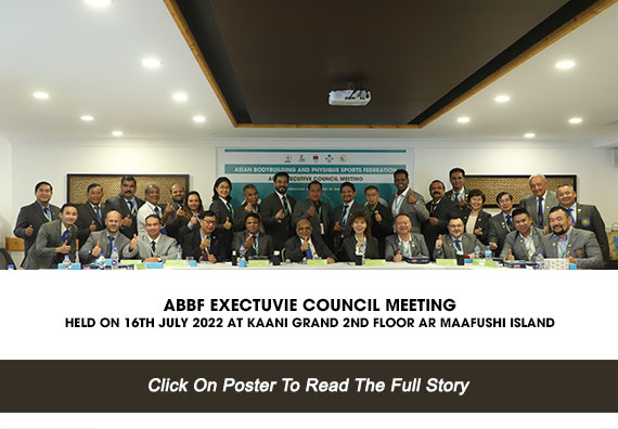 ABBF Exectuvie Council Meeting held on 16th July 2022 at Kaani Grand 2nd floor ar Maafushi Island...