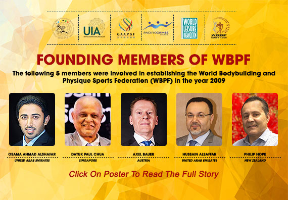 Founding Members Of World Bodybuilding And Physique Sports Federation...