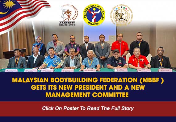 Malaysian Bodybuilding Federation (MBBF) Gets Its New President And A New Management Committee...