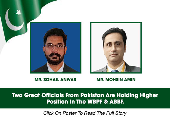 Two Great Officials From Pakistan Are Holding Higher Position In The WBPF & ABBF....