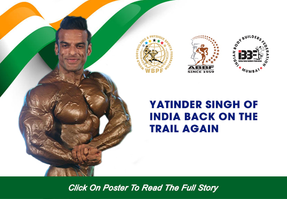 Yatinder Singh Of India Back On The Trail Again...