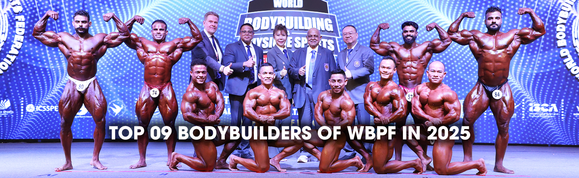 TOP 09 BODYBUILDERS OF WBPF IN 2025