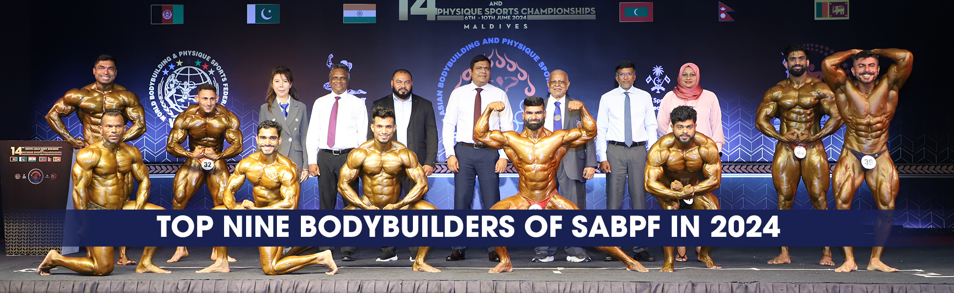 TOP 9 BODYBUILDERS OF SABPF IN 2024