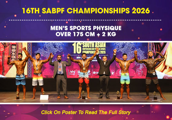 MEN'S SPORTS PHYSIQUE OVER 175 CM + 2 KG...