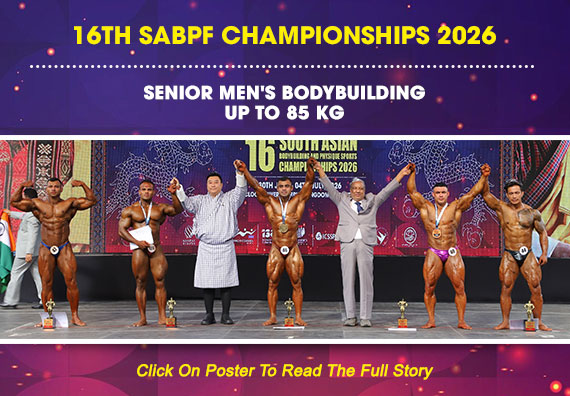 SENIOR MEN'S BODYBUILDING UP TO 85 KG...