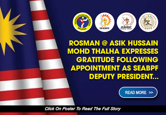 Rosman @ Asik Hussain Mohd Thalha Expresses Gratitude Following Appointment as SEABPF Deputy President...