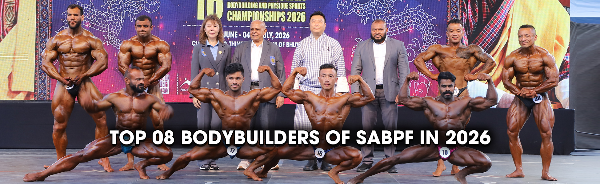 TOP 8 BODYBUILDERS OF SABPF IN 2026